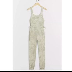 Anthropologie Caia Tie Dye Jumpsuit - Sage Green